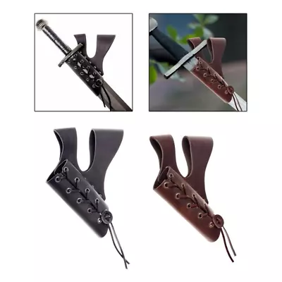 1PCS Medieval Sword Frog Scabbard Belt Waist Sheath For Performance Stage Show • $8.22