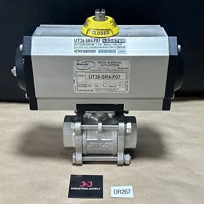 NEW NO BOX - Tru-Flo / Max Air UT26-SR4-F07 90° Rack & Pinion Pneumatic Actuator • $250