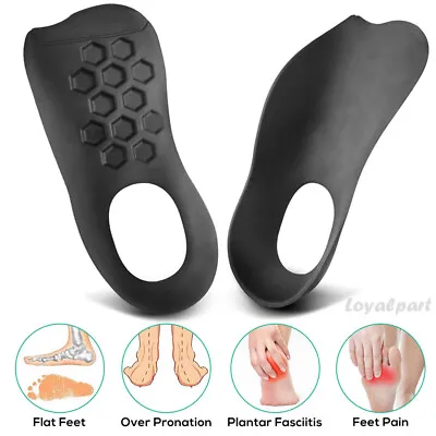 3/4 Orthotic Shoe Insoles Inserts Flat Feet High Arch Support Plantar Fasciitis • $8.95