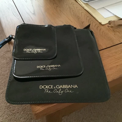 £8.99 • Buy BNWOT Gorgeous DOLCE & GABBANA Bag Set : Clutch Makeup Bag And Purse🎀🎀🎀