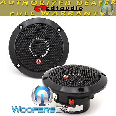 $249.99 • Buy Cdt Audio Es-2ex 2  Wideband Mid-tweeters 2-way Soft Dome Coaxial Speakers New