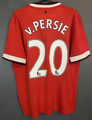 Van Persie Men's Manchester United 2014/2015 Soccer Football Shirt Jersey Size M • $107.99