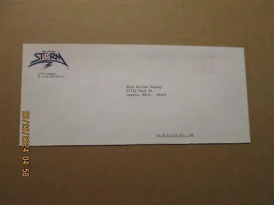 MISL St.Louis Storm Vintage Dated 1989 Team Logo Soccer Business Envelope • $25