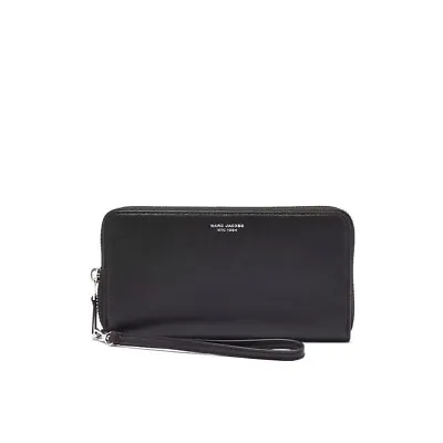 Marc Jacobs The Slim 84 Continental Black Wallet  Woman • $262