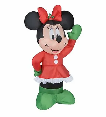 Disney 1.8'ft Holiday Minnie Mouse Airdorable Christmas 2021 Airblown Inflatable • $24.95