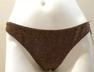 Victoria's Secret Shimmer High Waist Cheeky Bikini Bottom S • $17.99