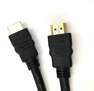 HDMI To HDMI Gold Plated Connectors 1m 2m - 20m Cable For HD TV's/ Xbox 360/ PS3 • £3.99