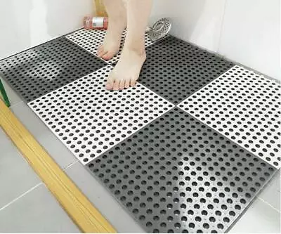 Interlocking Bathroom Flooring Tiles Waterproof Splice Rug Kitchen Non-slip Mat • $55