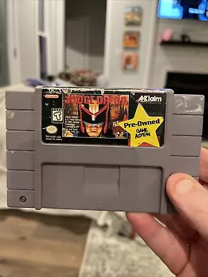 Judge Dredd (Super Nintendo Entertainment System 1995)  AUTHENTIC Tested • $14.99