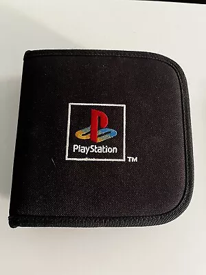 Sony Playstation PS1 PS2 CD Wallet Game Disc Holder Carry Case Zip - Free Post • $27.49