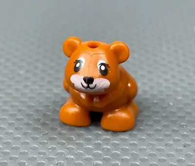 LEGO Friends Minifigure Hamster Mouse Dark Orange Black Eyes White Muzzle (x1) • $3.40