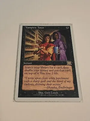 MTG Vampiric Tutor Sixth Edition 161/350 Regular Rare • $35.43