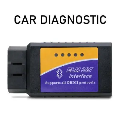 OBD2 ELM327 EOBD Bluetooth Diagnostic Car Engine Scanner Tool Fault Code Reader • £5.41