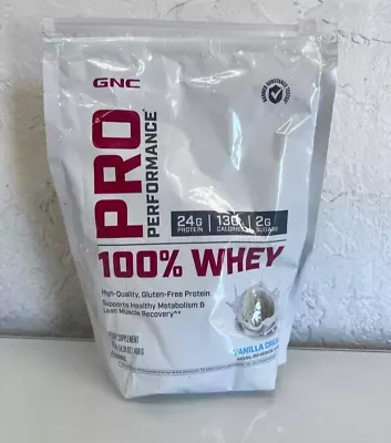 GNC Pro Performance 100% Whey Protein Vanilla Cream 12 Servings Exp 3/2025 • $21.99