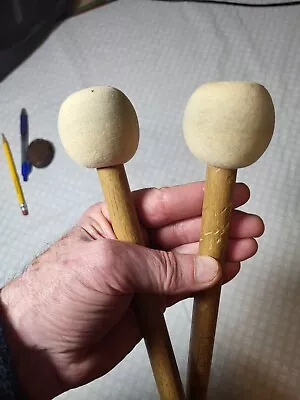 Vic Firth - MB2 H - Corpsmaster Marching Bass Mallets -- Large Head -- Hard • $20