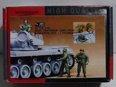 Hobby Fan RAAC Centurion Tank Crew 1:35  3 High Quality Figures • $49.95