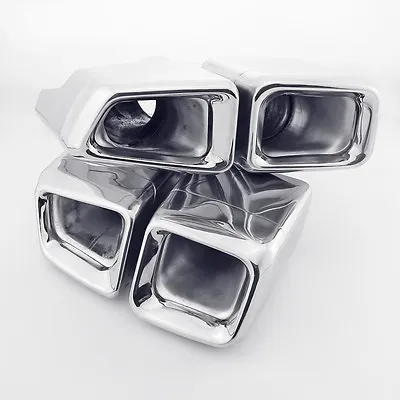 1 Pair Quads AMG W221 S63 E63 Style T304 Exhaust Tips For Mercedes Benz S Class • $395.97