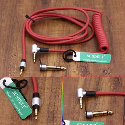 £9.95 • Buy Replacement Audio AUX Cable Lead For Monster Beats Studio Solo Pro Wireless Red