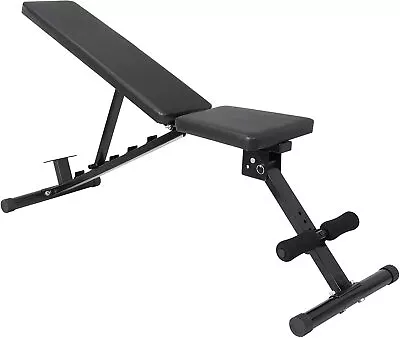 700 Lbs Weight Bench Adjustable Utility Black Bench Home Gym Fitness Exercise • $62.58