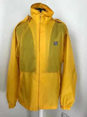 Mens Jacket Souwester KAGOOL Mod Oasis Designer Parka  Suit Yellow Jacket  Large • £15.74