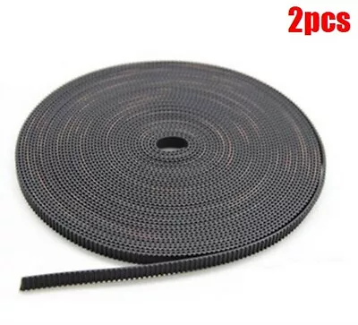 2M Reprap GT2 Timing Belt 6Mm Wide 2Mm Pitch 2Gt Prusa Mendel For 3D Printer Zz • $3.10