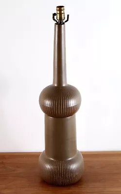 Mid Century Modern Vintage Large Gordon Martz Marshall Studios Ceramic Lamp • $949