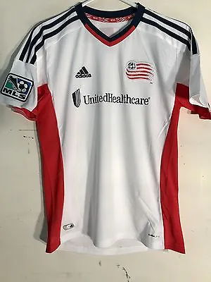 Adidas Youth MLS Jersey New England Revolution White Sz L • $9.99