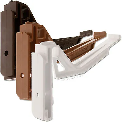 10 X Wendland RS32790 Conservatory Gutter Bracket Clip White Brown Ogee Brackets • £46.42