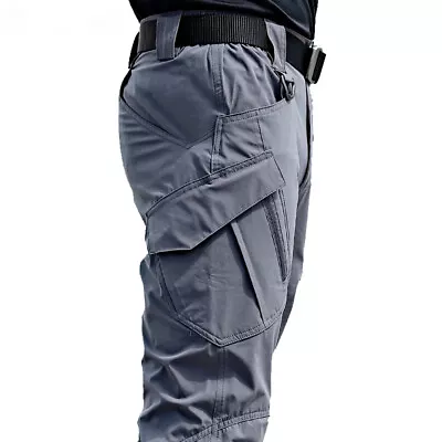 Men Tactical Pants Multi Pocket Fashion Menswear Outdoor Pants Nai Abrasive • $32.12