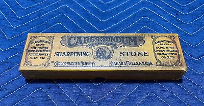 New Old Stock Vintage Carborundum Sharpening Stone #108 In Original Box • $35