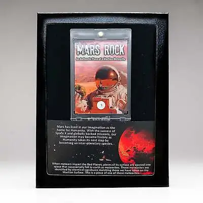 Genuine Mars Rock Meteorite In Display Box. • $99