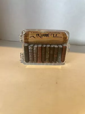 Miniature  Novel Idea  Book Set Set Of 10 Books: DOLLHOUSE 1:12 10567 • $20
