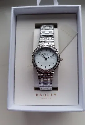 Ladies Radley Radley Ladies Stoneset Silver MOP Dial Watch Watch • $49.73