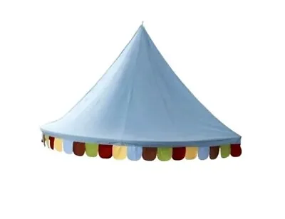 IKEA MYSIG Blue Circus Castle Tent Wall Canopy Room Bed Crib Decor  • $10