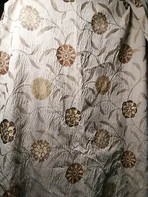 £49.95 • Buy Full Length Lined Curtains Width 47  X Drop 83  Montgomery Fabrics Brocade 