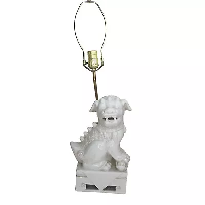 La Barge Mirrors Foo Dog Lamp Ceramic Vintage 91016 • $142.50