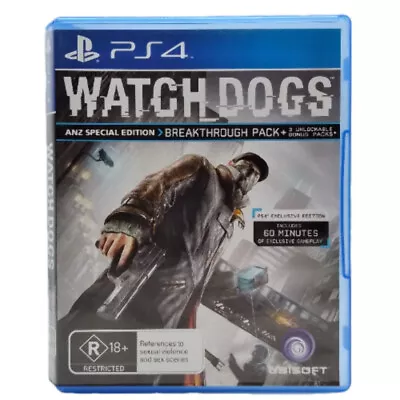 PS4 Watch Dogs - Playstation 4 Game • $9.95
