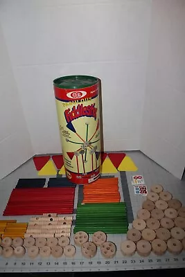 Vintage Fabulous Fiddlestix Classic American Toys All Wood Complete 144 Pieces!! • $59.95