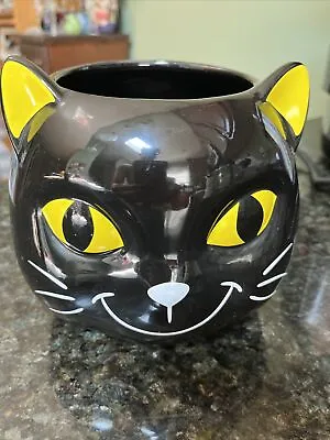 $17.95 • Buy Yankee Candle Holder Bowl Halloween Friends Cat