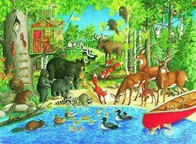 Ravensburger Woodland Friends 200 Piece Jigsaw Puzzle For Kids – Every Piece • $22.89