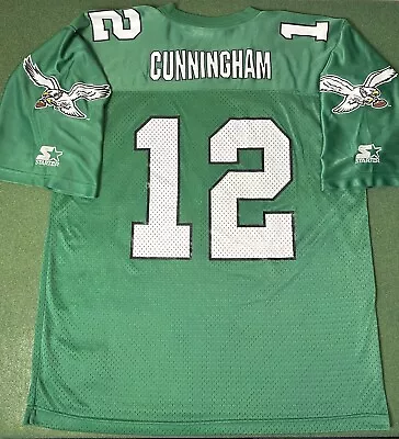 Vintage Randall Cunningham #12 Philadelphia Eagles Starter Jersey NFL • 48 Large • $149.99