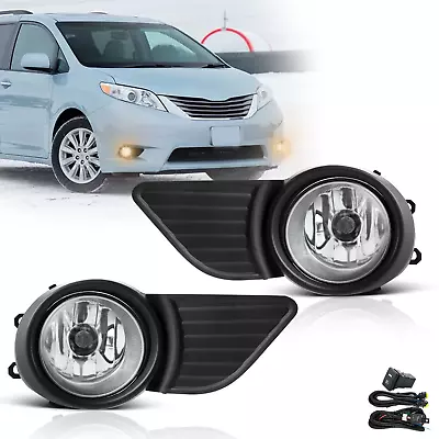 Fog Lights Assembly For 2011-2017 Toyota Sienna With Wiring & Switch • $35.99