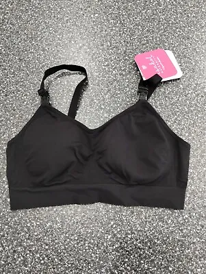 Ingrid Isabel Maternity Nursing Pumping Bra Women Medium Black Wireless • $7.48