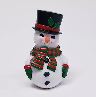 Vintage Avon Snowman Top Hat Salt & Pepper Shakers W/ Original Box  • $14.92