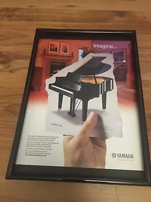 YAMAHA GB1 BABY GRAND PIANO-2008 Framed Original Advert • £16.99