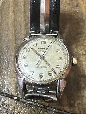 Cool! Vintage Mens Buren Watch WW2 Era Water & Shock Resistant Working • $29.99