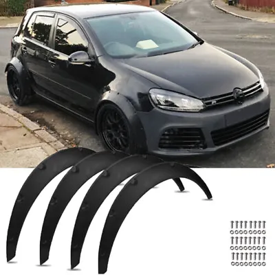 Car Wheel Arches Fender Flare Extra Wide Body Kit For Volkswagen VW Golf MK4 MK5 • $69.09