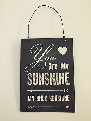 £3 • Buy You Are My Sunshine Metal Wall Plaque  Sase And Belle
