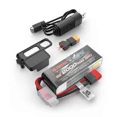 Angry Snail 3S2000 RC Car Upgrade Accessories 3S 11.1V 2000 MAh 25C LiPo Batt... • $58.95