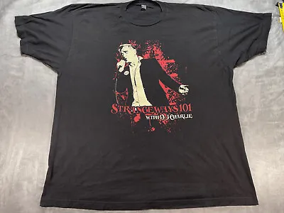 Black Faded The Smiths MORRISSEY Shirt Strangeways MOZ Krew 2XL DJ Charlie Tour • $65.50